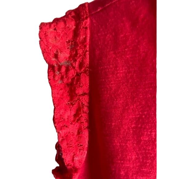 Mix & Match NWOT Red Round Neck Short Cap Girl’s T-shirt Size M (6) - Picture 4 of 5